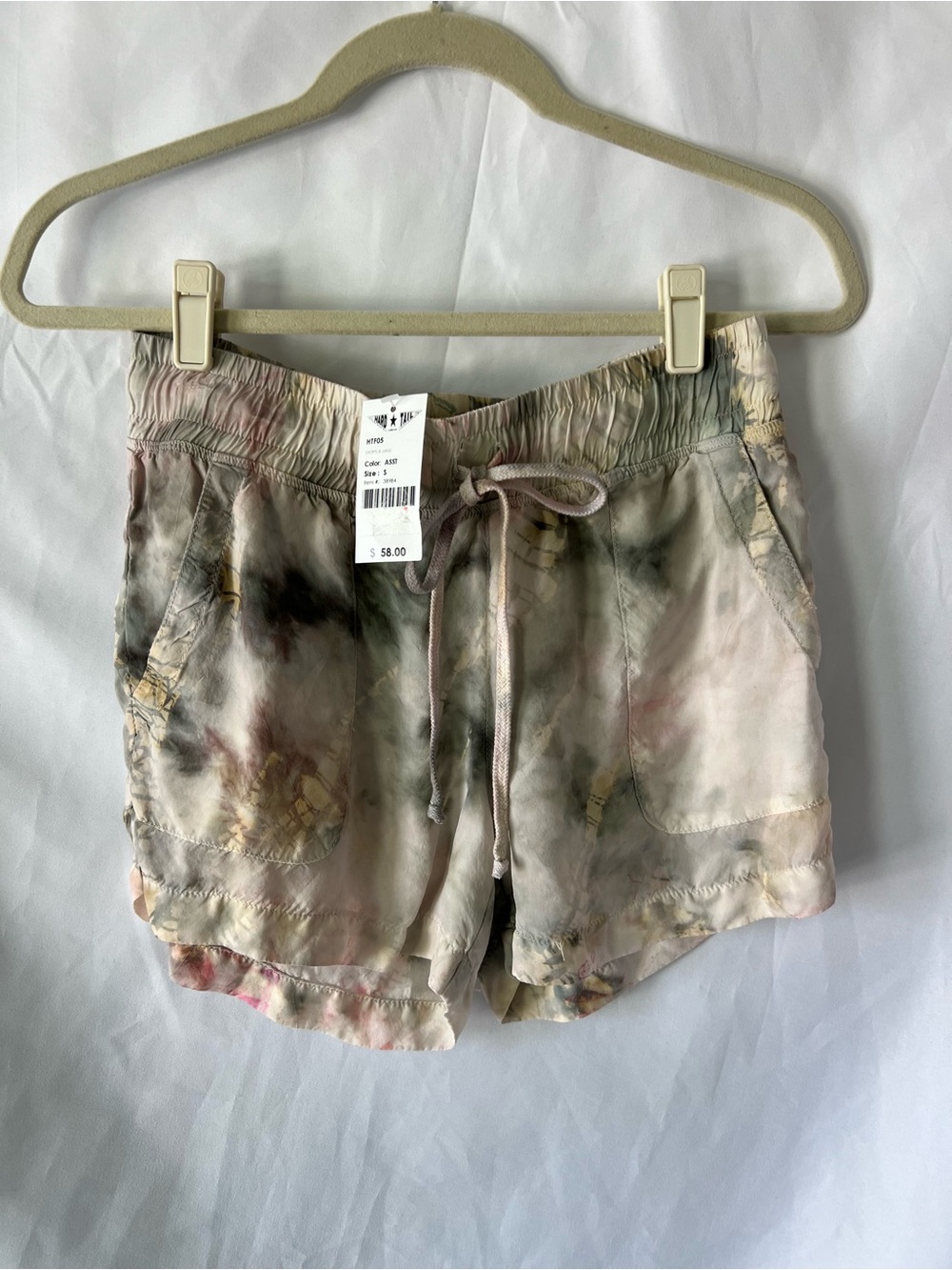 NWT Women’s HARD TAIL Tie Dye 100% Cupra Shorts